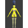 Marge Simpson modèle 3D