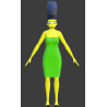 Marge Simpson modèle 3D