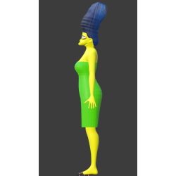 Marge Simpson modèle 3D