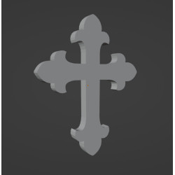 Cross 3d model made with...