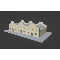 Modelo 3d complexo industrial