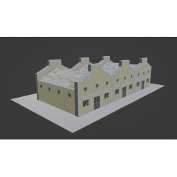 Modelo 3d complexo industrial