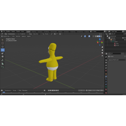 Homer Simpson 3d Free