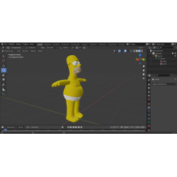 Homer Simpson 3d Free