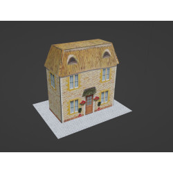 Casa de aldeia modelo 3d