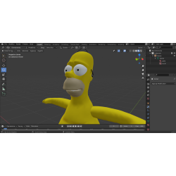 Homer Simpson 3d Free