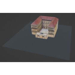 Palais pitti Florence modèle 3d