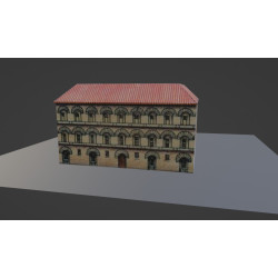 Palais pitti Florence modèle 3d