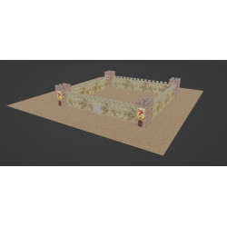 Modèle 3d du château