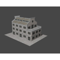 3d model of the industrial...