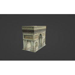 Modèle 3d de l'Arc de Triomphe