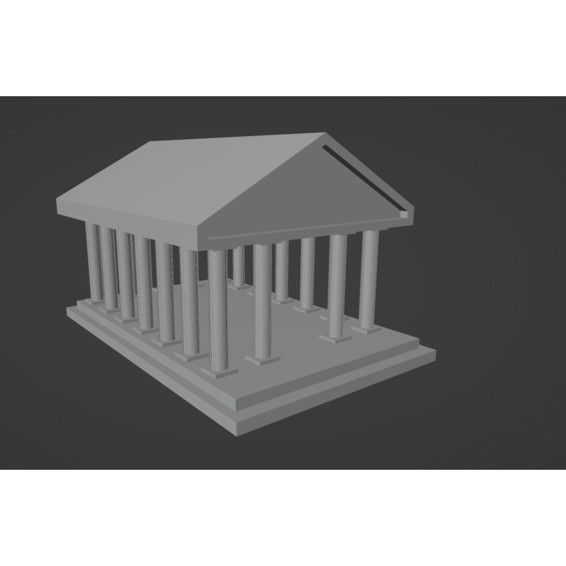 Tempio 3d modello free