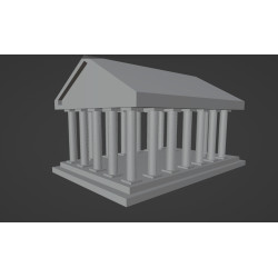 Tempio 3d modello free