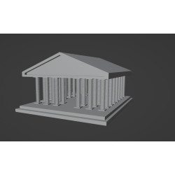 Tempio 3d modello free...