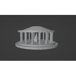 Tempio 3d rotondo