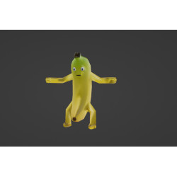 Banano Tom  character 3d free