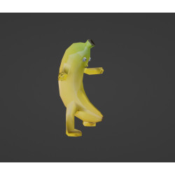 Banano Tom  character 3d free