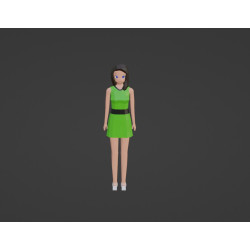 girl base character 3d