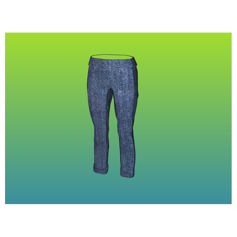 Modello 3d Pantalone jeans