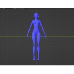 Base woman modello 3d