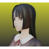 Colegiala japonesa modelo 3d. Realizado con Blender