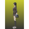 Colegiala japonesa modelo 3d. Realizado con Blender