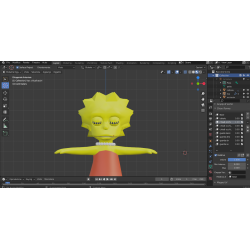 3d model Lisa Simpson