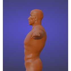 Malla base de hombre. Modelo 3d de personaje masculino