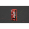 Distributore coca cola  modello 3d free Low Poly