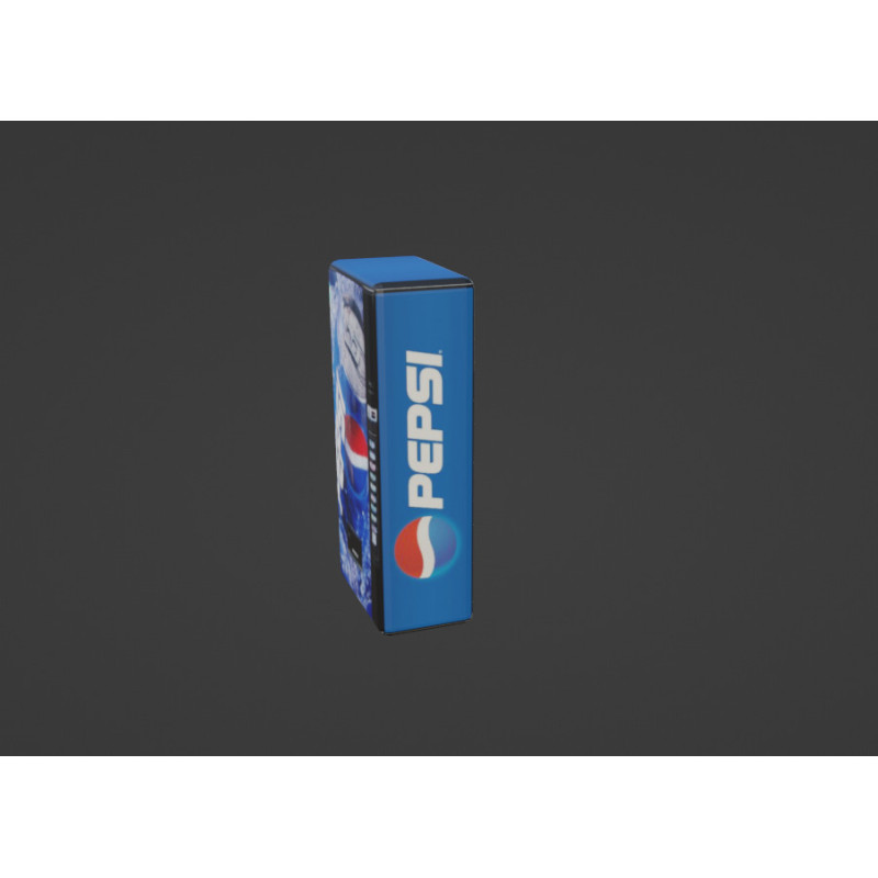 Distributore pepsi cola modello 3d free Low Poly