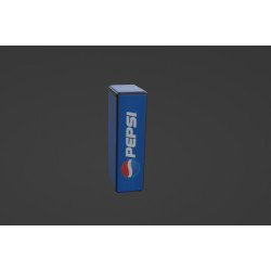 Distributore pepsi cola modello 3d free Low Poly