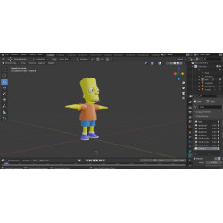 Modelo 3D Bart Simpson