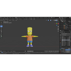 Modelo 3D Bart Simpson