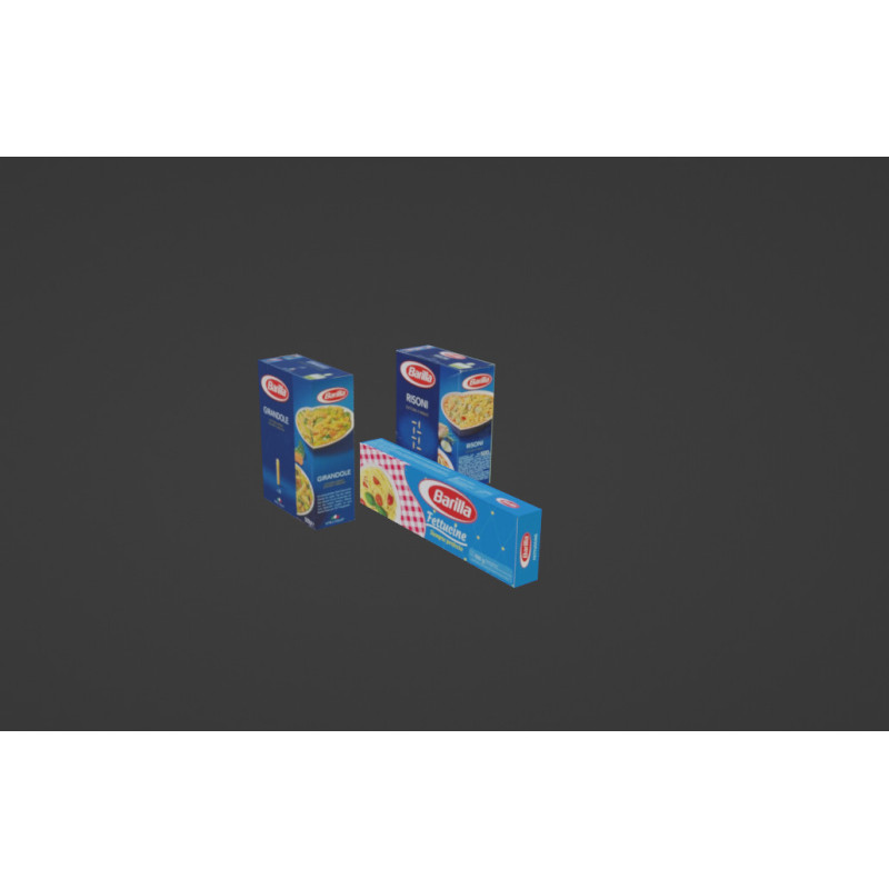 Pasta Barilla modello 3d free