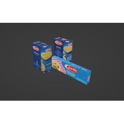 Pasta Barilla modello 3d free