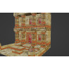 Aztec temple 3d model movie scene suitable for 3d video or game