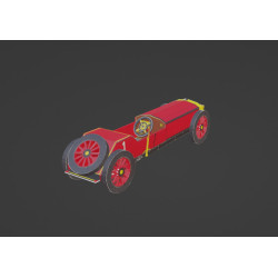 Austin Gran Prix 1908 modello 3d free