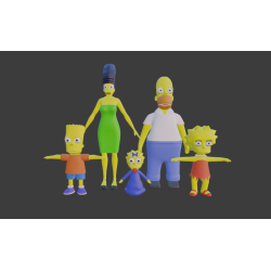 Modelos 3D de la familia...