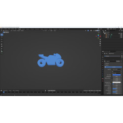 Modelo 3d de motocicleta de...