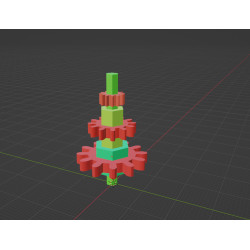 Asset ruote dentate e perni riduttori 3d free pronti per la stampa