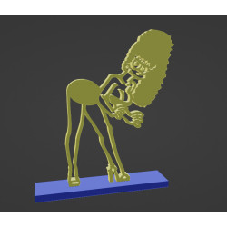 Marge Simpson modello 3d da stampare file stl