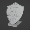 AS Roma FC coat of arms on platform stl file to print