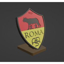 AS Roma FC-Wappen auf...