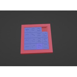 Jogo de 15 modelo 3d para imprimir em perfeito funcionamento
