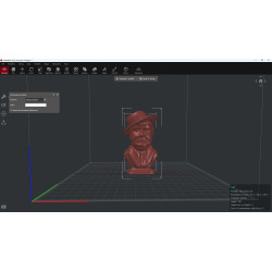 Busto 3d di Oliver Hardy per la stampa altezza 10cm