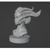 Büste des Dämons Lilith 3D-Modell zum Ausdrucken