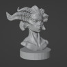 Busto del demonio Lilith modelo 3d para imprimir