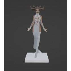 Lilith Königin der Dämonen 3D-Modell zum Drucken