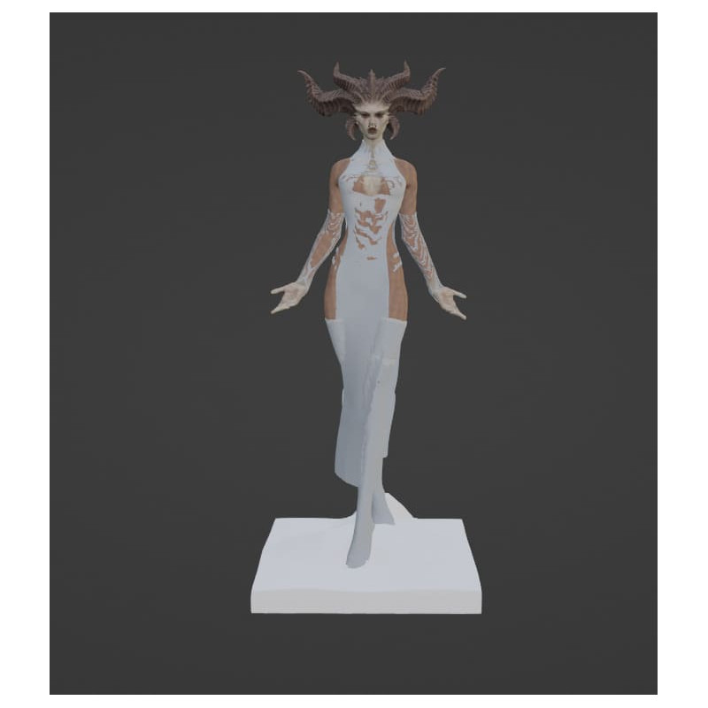 Lilith Queen of demons 3d model to print