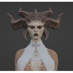 Lilith Rainha dos demônios Modelo 3d para imprimir